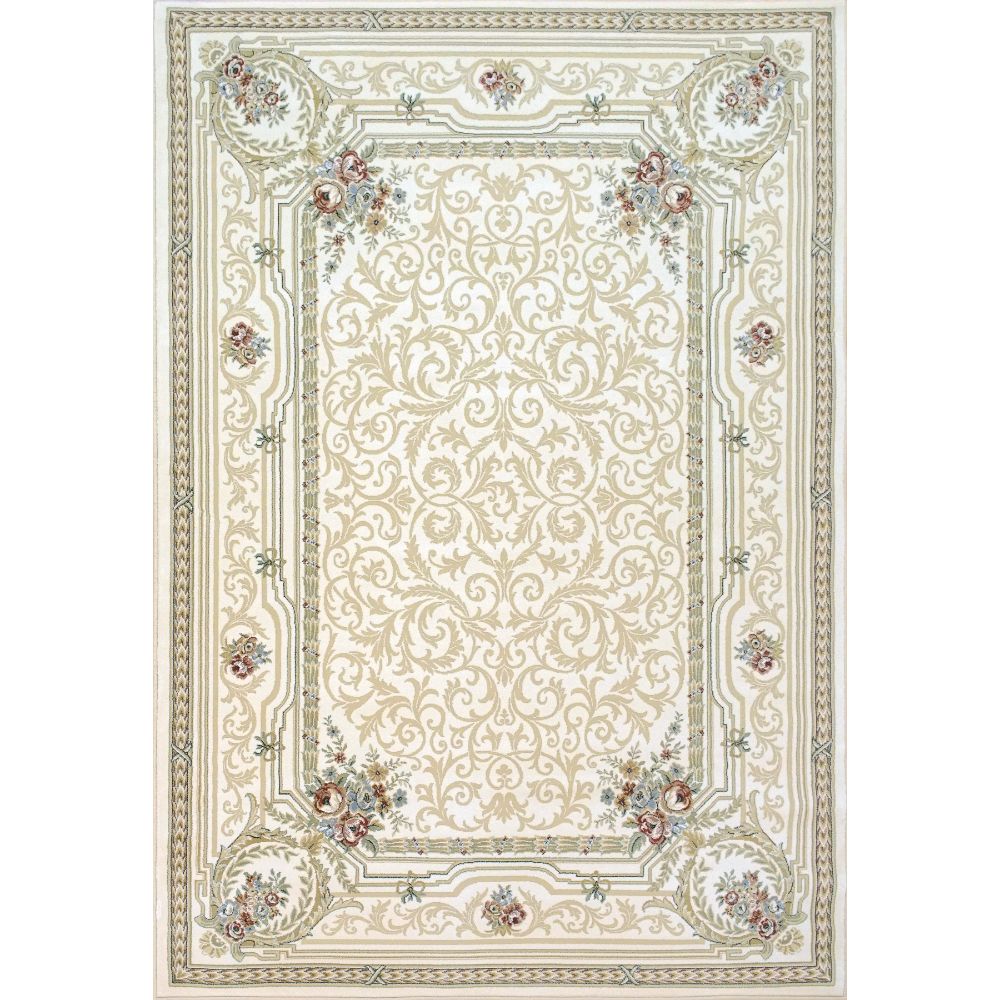 Dynamic Rugs 57091-6464 Ancient Garden 2 Ft. X 3.11 Ft. Rectangle Rug in Ivory